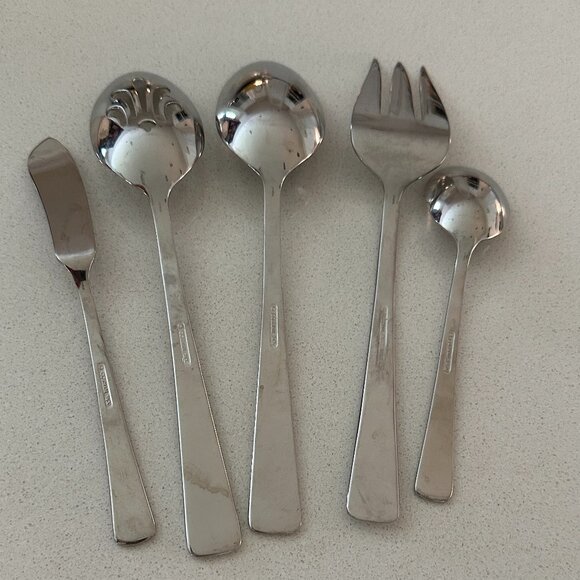 GORHAM Lady Anne 18/10 Stainless Steel Serving Pieces - Picture 2 of 4